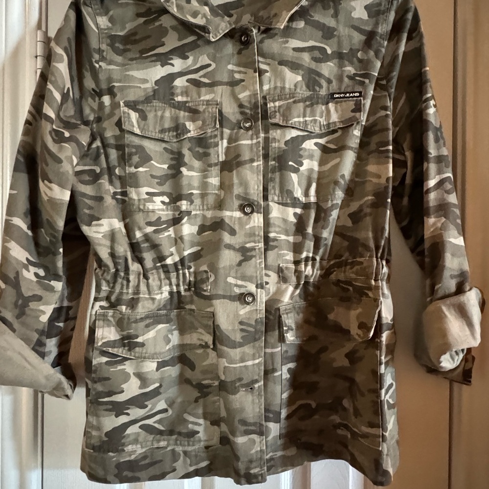 DKNY Camouflage Utility Jacket